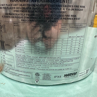 Harvia Cilindro 11 Electric Sauna Heater (Top Bent & Side Dent)