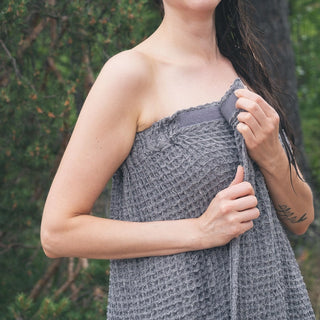 Harvia - Sauna Wrap Towel (70 x 150cm) Gray