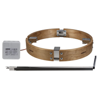 Harvia Cilindro Wood Railing/Guard with LED Lights