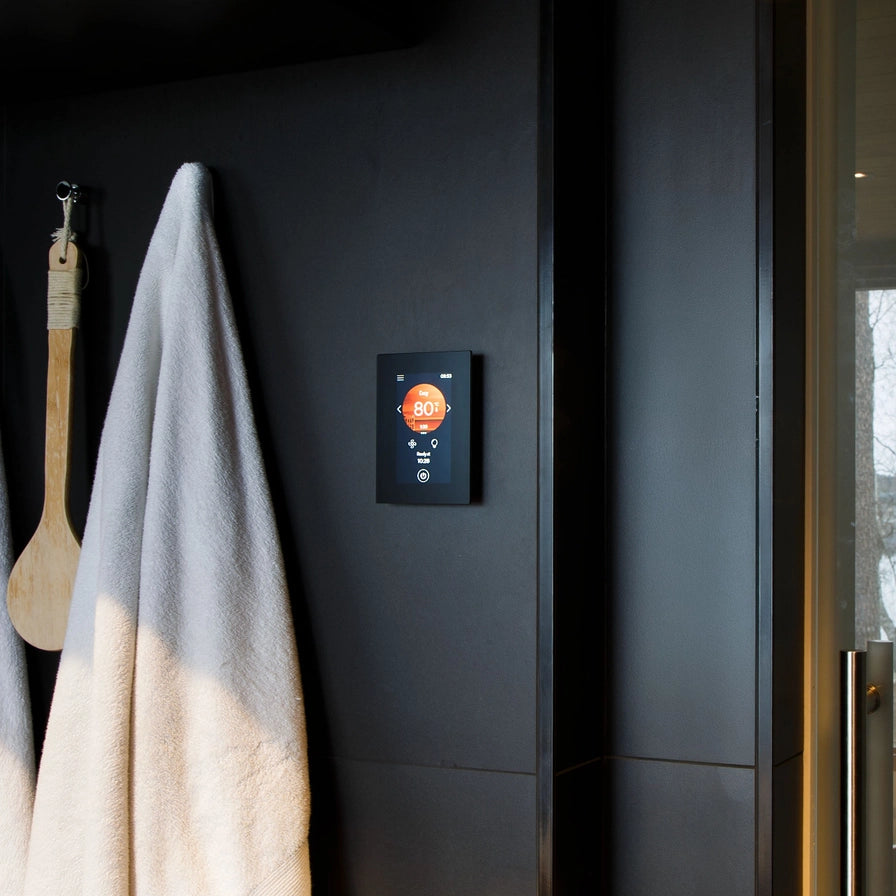 (Image placeholder) Harvia Fenix vs. Xenio: Smart Sauna Control Explained — lifestyle/in-room