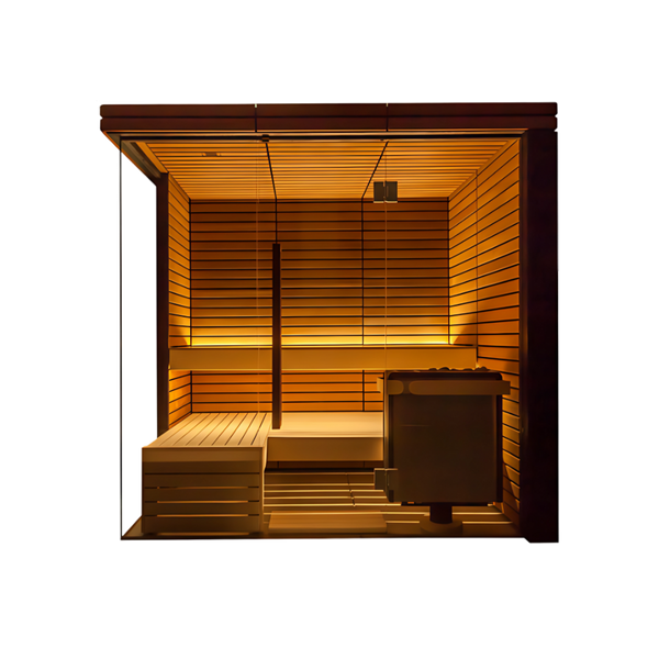 Harvia Lindea View Sauna Cabin - Small – The Sauna Place