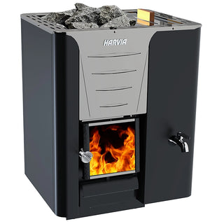 Harvia Pro 20 RS Black Wood Burning Sauna Heater