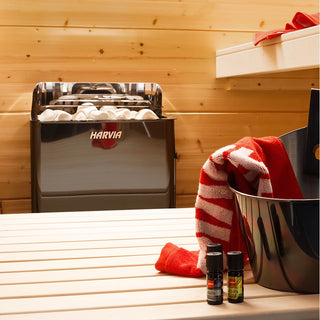 Harvia The Wall BLACK Electric Sauna Heater