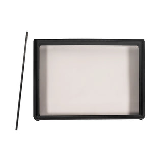 Green Flame Stove Door with glass