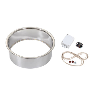 Harvia Embedding Flange with LED Lighting for Cilindro Half