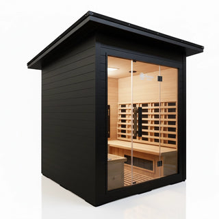 Heritage Lux IR Grand Pavilion Hybrid Outdoor Sauna