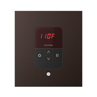 MrSteam iTempo Steam Shower Control and Steamhead - Square in Oil-Rubbed Bronze