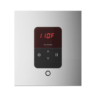 MrSteam iTempo Steam Shower Control and Steamhead - Square in Polished Chrome