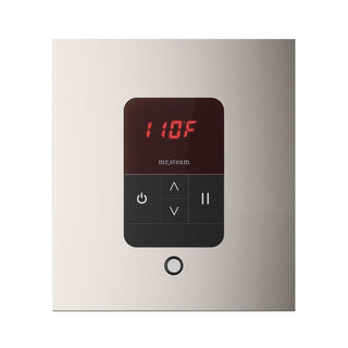 MrSteam iTempo Steam Shower Control and Steamhead - Square in Polished Nickel