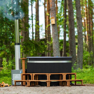 Serenity 4-Person Wood-Fired Hot Tub | Almost Heaven