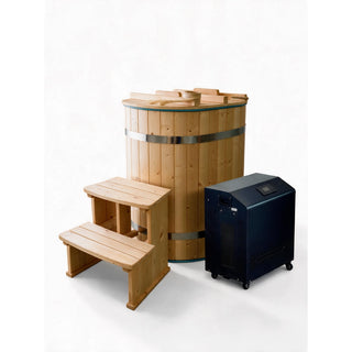 Heritage Sauna® Laguna Cold Tub & Chiller Kit