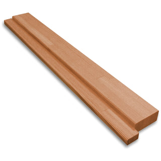 Glass Wall System - Natural Wood 6′ wide x 7′ tall