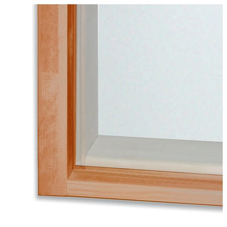 Glass Wall System - Natural Wood 6′ wide x 7′ tall