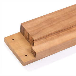 Glass Wall System - Natural Wood 7′ wide x 7′ tall