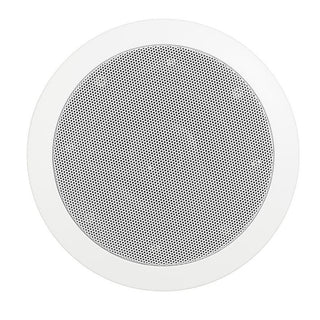 MrSteam MusicTherapy 6.5 in.  Speaker in Round - White