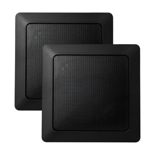 MrSteam MusicTherapy 7 in. Speaker in Square - Black