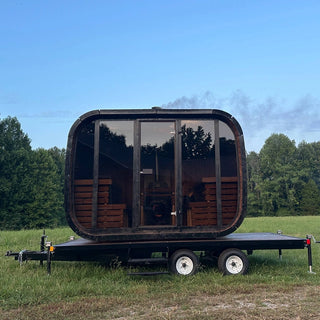 Mobile Sauna Trailer 8-Person — Halo Edition