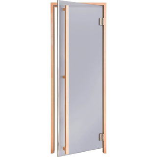 Deluxe Door - Alder with Gray Glass 24 1/2″ x 80 1/8″