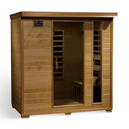 HeatWave Monticello 4 Person Carbon Infrared Sauna – The Sauna Place
