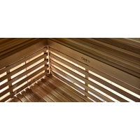 Custom Indoor Cedro Sauna™ - Benching with Pre-built Nautical Skirting (Hamptons & Nashville)