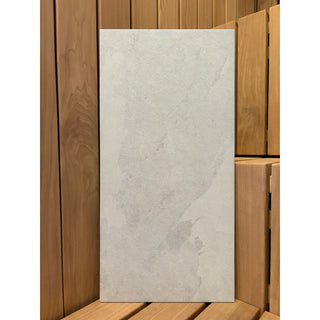 Net Zero Grey Matte Tile 12x24 | The Sauna Place