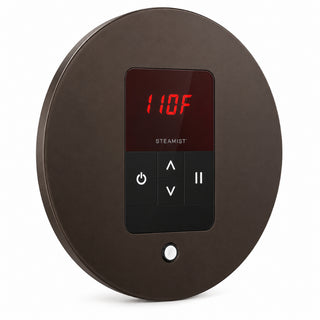 iTempo Round Faceplate Oil-Rubbed Bronze | Mr. Steam