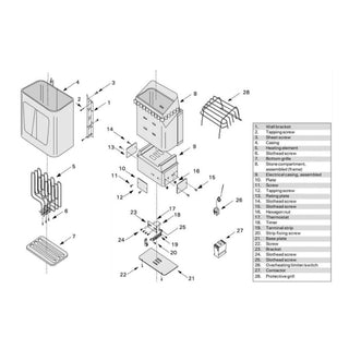 Part # F44 Timer 20 Amp Rhodes (2 Poles) | Finlandia / Harvia