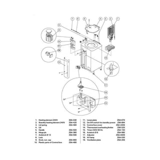 Part # FH157 or ZSA-100 Axle Rod for Timer or Vent Operation | Finlandia / Harvia