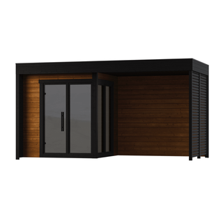 Patio S Plus 4-Person Outdoor Sauna | Leil Saunas