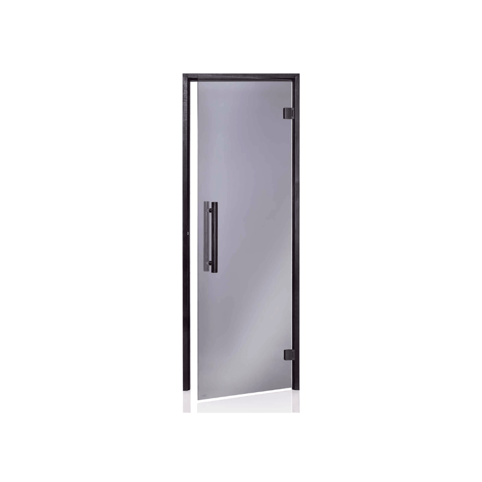 Premium Black Sauna Steam Room Door W Grey Glass 24 1 2 X 80 1 8 Premium black sauna steam room door w grey glass 24 1 2 x 80 1 8
