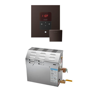 MrSteam MS 6 kW (6000 W) Steam Shower Generator Package with square iTempo Control - Oil-Rubbed Bronze
