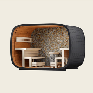 Round Cube 2.4 Single 6-8 Person Sauna | Leil Saunas