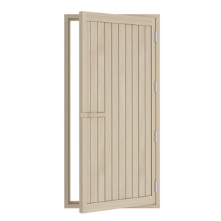 Reversible Aspen Wooden Sauna Door – 36″ × 79″