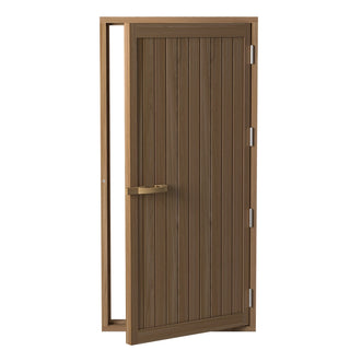 Reversible Cedar Wooden Sauna Door – 36″ × 79″