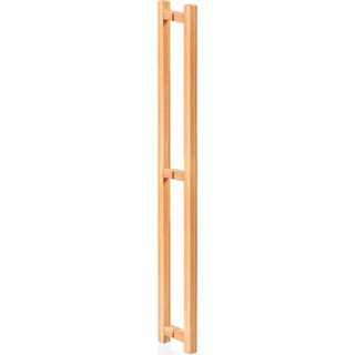 Deluxe Door - Alder with Gray Glass 24 1/2″ x 72 1/4″