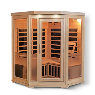 HeatWave Sonoma 3 Person Hemlock Carbon Infrared Sauna