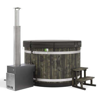 Serenity 4-Person Wood-Fired Hot Tub | Almost Heaven