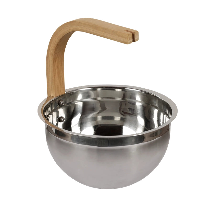 Stainless Steel Sauna Bucket 5L | The Sauna Place