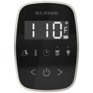 MrSteam TempoFlex Wireless Steam Shower Control with AromaSteam Steamhead