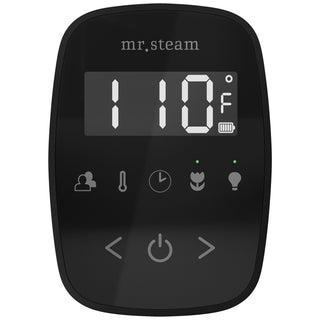 MrSteam TempoFlex Wireless Steam Shower Control with AromaSteam Steamhead