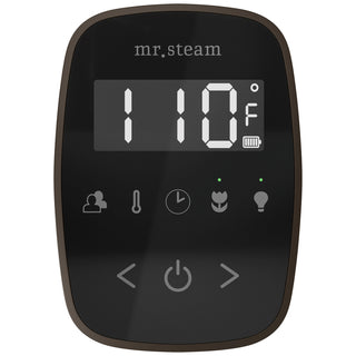MrSteam TempoFlex Wireless Steam Shower Control with AromaSteam Steamhead