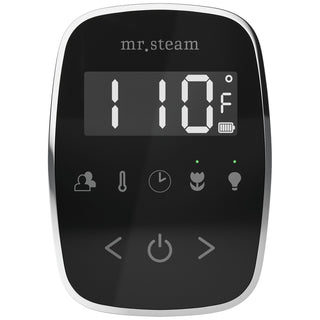 MrSteam TempoFlex Wireless Steam Shower Control with AromaSteam Steamhead