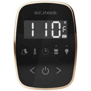 MrSteam TempoFlex Wireless Steam Shower Control with AromaSteam Steamhead