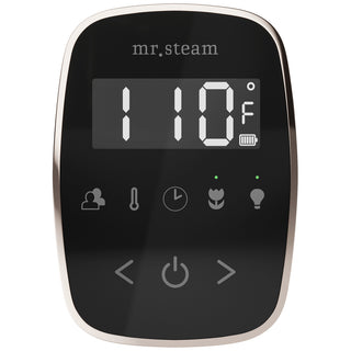 MrSteam TempoFlex Wireless Steam Shower Control with AromaSteam Steamhead