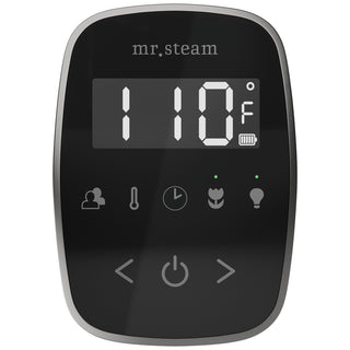 MrSteam TempoFlex Wireless Steam Shower Control with AromaSteam Steamhead