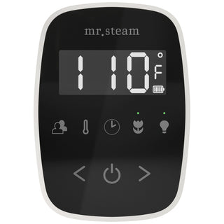 MrSteam TempoFlex Wireless Steam Shower Control with AromaSteam Steamhead