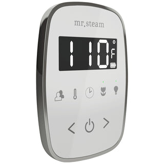 MrSteam TempoFlex Wireless Steam Shower Control with AromaSteam Steamhead