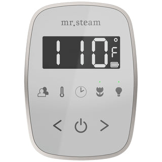 MrSteam TempoFlex Wireless Steam Shower Control with AromaSteam Steamhead