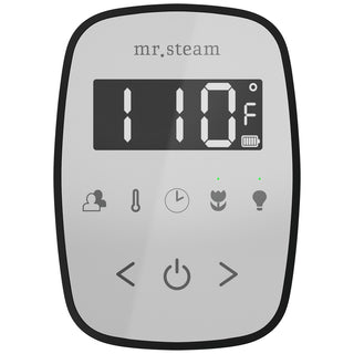MrSteam TempoFlex Wireless Steam Shower Control with AromaSteam Steamhead