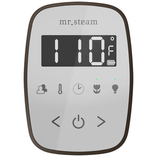 MrSteam TempoFlex Wireless Steam Shower Control with AromaSteam Steamhead